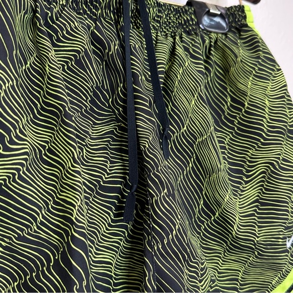 NIKE Women's DRI-FIT Dry Tempo Running Short - Volt Black - Medium - Picture 8 of 15